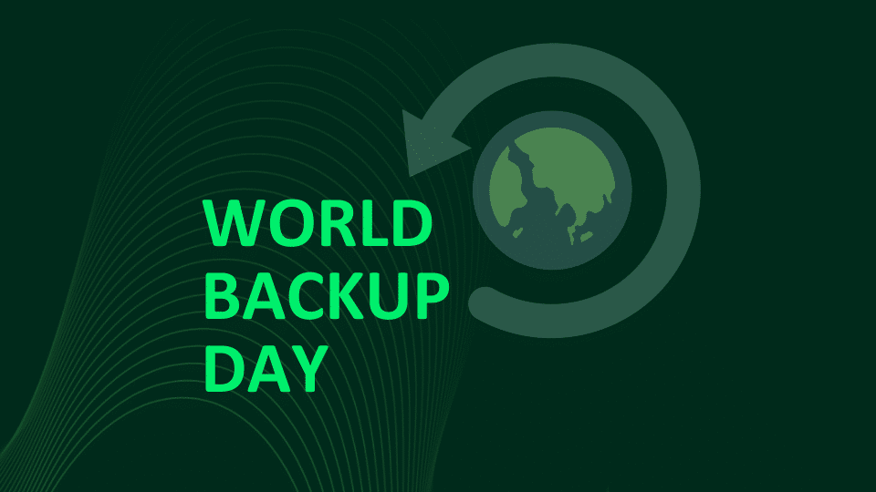 World backup day cover photo. The photo is attached to a blog article about world Backup Day explaining best practices for small to mid-sized companies
